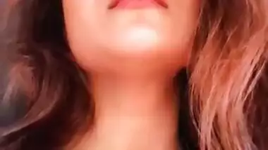 Milky whore Aditi Gautam moaning tribute1.0