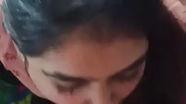 Punjabi Bhabhi sucking big dick of Devar