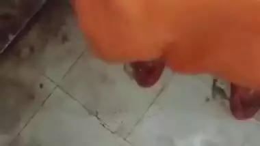 Desi village bhabi fucking on bathroom