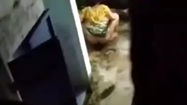 bhabhi pissing in bathroom at night captured