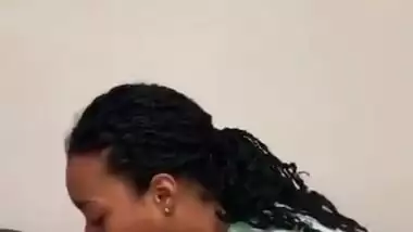 Blowjob by black girl at office to her white boss