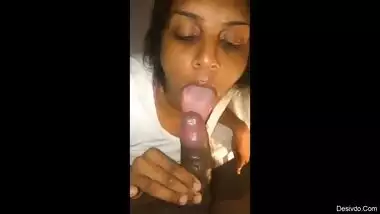 NRI Girl Deepthroat Blowjob Doggy Style Fucking and Cum Swallowing