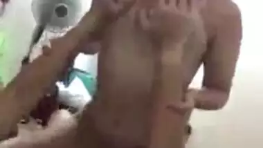 North east India desi girl fucking with her boyfriend in home