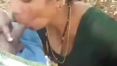 Indian village outdoor blowjob