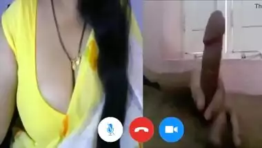 Desi Hot Indian Aunty Video Call With Young boy