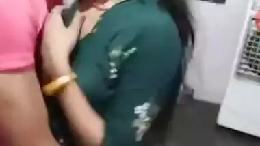 Young Indian couple livecam sex in standing position