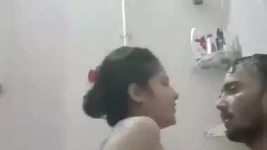 Shy Desi wife Boobs Sucking Fucked in the Shower