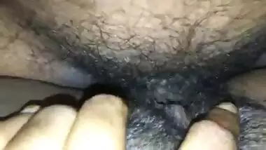 Desi wife’s hairy pussy fucked by hubby’s hairy cock