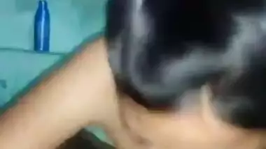 Local Indian callgirl sucking cock trying to avoid camera