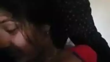 cute indian lover showing her gf boobs