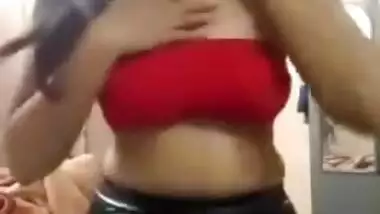 Beautiful young XXX Indian model demonstrates sexy natural boobies