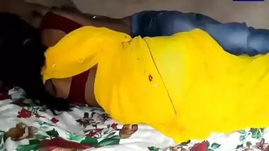 Yellow Saree Hot & Beautiful Wife Full Hd 4k Sex Video 2022 Indian Desi