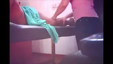 Indian Handjob and Tits Out at The Massage Parlor - onlyfans.com/kingsavagemedia