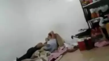 Indian mom and son real spy cam 