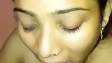 Horny desi girl sucking and fucking her lover