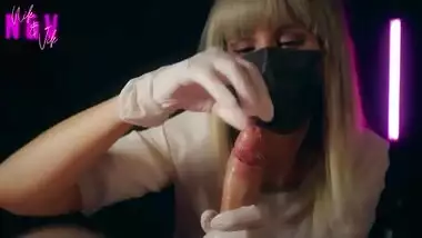 Сrazy nurse will make you cum twice from unreal handjob