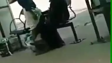 Kerala aunty stroking a penis in a bus stand