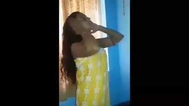 Bengali college teen home sex selfie