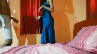 indian wife fuck with a boy after party