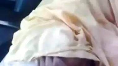 Tamil young wife boobs sucked in car