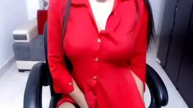 Airhostess Masturbating