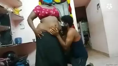 Young bull going crazy first chance with big kundi tamil aunty