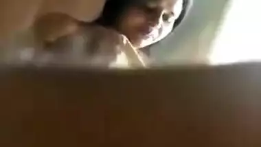 Exclusive- Indian Wife Wearing Cloths After Bath