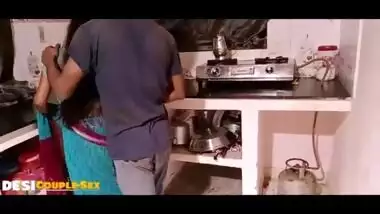 Indian Wife In Kitchen Cocking Food Having Sex With Husband In Doggystyle | Full Hindi Audio