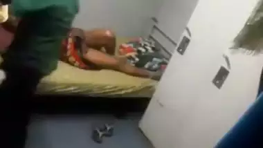 Maid pussy licking by house owner son sex MMS