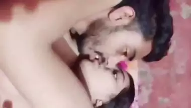 Girlfriend boob press hard and romantic foreplay