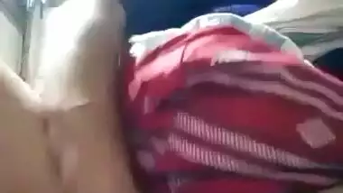 Assamese unsatisfied wife fingering pussy