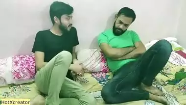 Dude is not against sharing his Desi XXX wife with brother in 3some