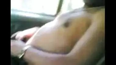 Handjob in car