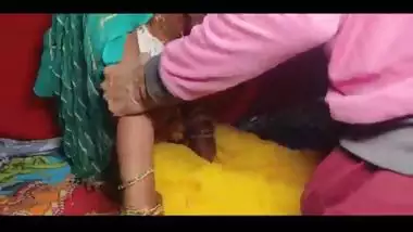 Rajasthani Bhabhi had a lot of fun after taking off her lehenga from her brother-in-law, full 4K video