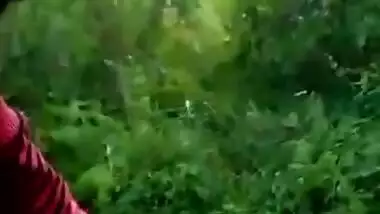 Beautiful girl fucking in jungle