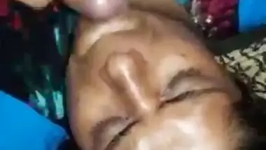 Indian aunty cum facial sex video