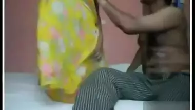 indian couple romance and blowjob