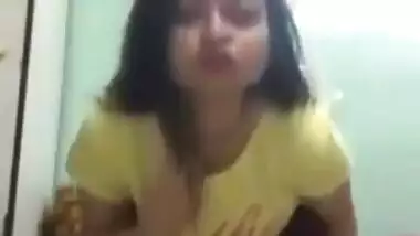 SEXY BANGLA BABE TEASING AND STRIPING OFF