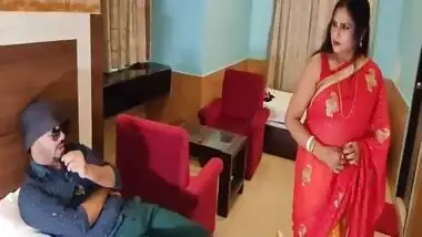 A Desi Wife Working in a Hotel Submitted to a Strong Man