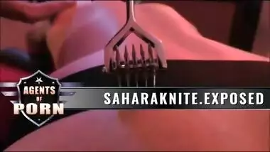 Indian mistress Sahara knite teasing her subs