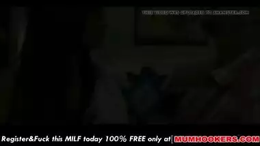 Huge tits Indian MILF gets a big load on her ass!
