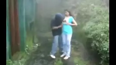 Cute Teen Fucks In Rain Shower