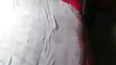 Teen Bangladeshi slut hikes up dress to take Desi XXX dick into cunt