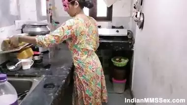 Married Desi Couple Having Sex In Kitchen While Indian Wife Making Food