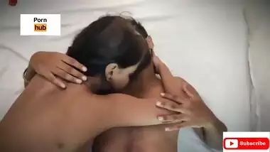 Indian couple enjoying sex in hotel room