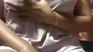 Desi Mom Shows Breast