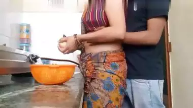 Kitchen sex of stepsiblings in the Indian desi sex