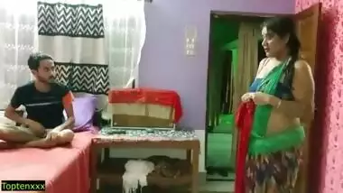 Milf sees the guy masturbating and fucks him