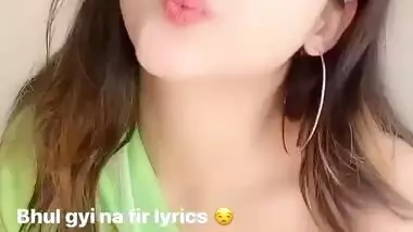 Beautiful girl live show app video 4