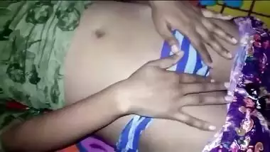 Indian woman shows body